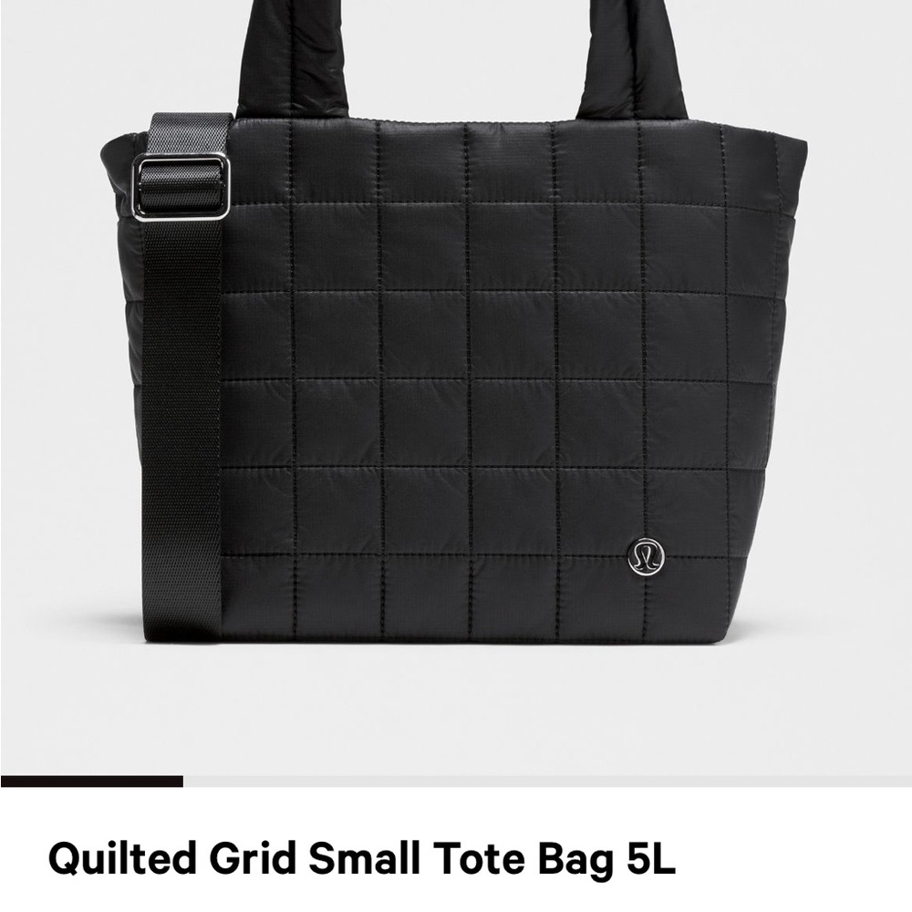 Lululemon Quilted Grid Small Tote Bag
